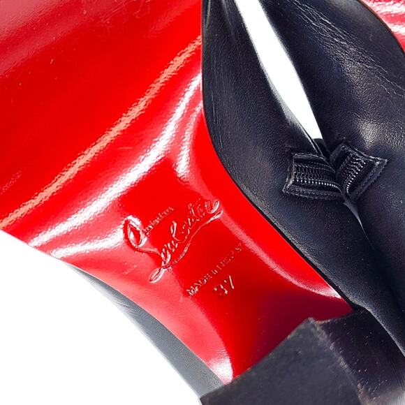 Christian Louboutin Kiss Me Gena Leather Over the Knee Boots EU 37 US 6.5 $1795 - Picture 8 of 9